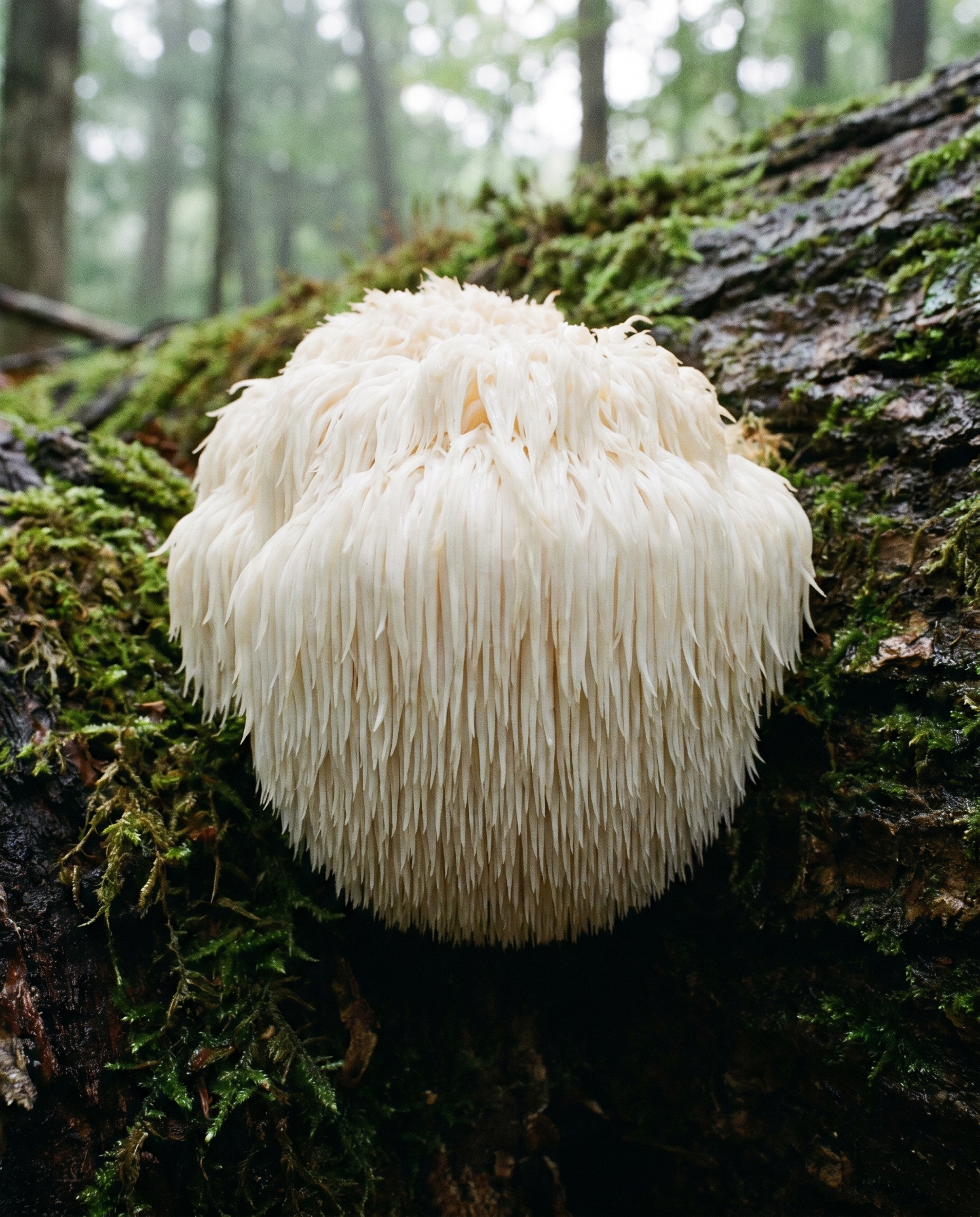 Lion's Mane brasileiro · macro