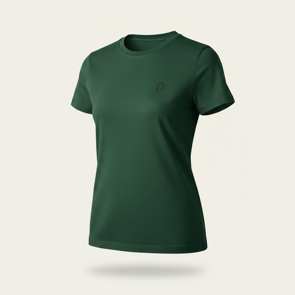 PetPharm Tutor · Camiseta Sofisticada (verde-floresta)